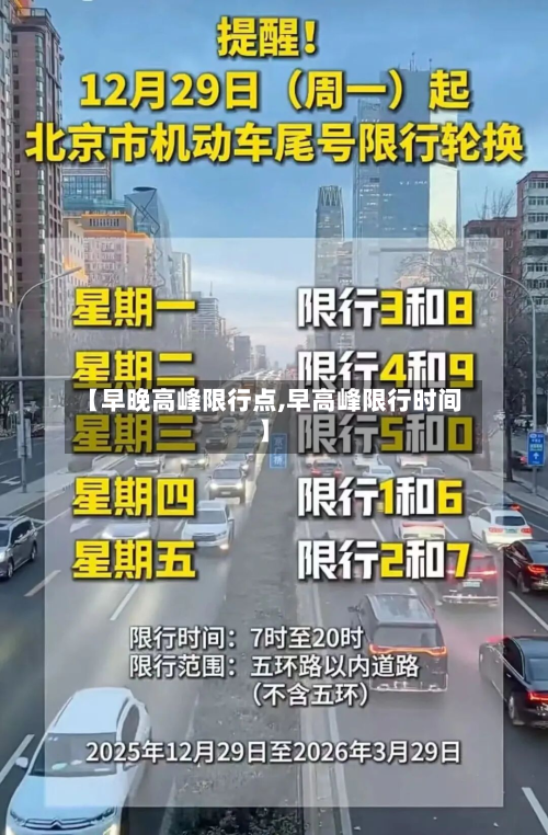 【早晚高峰限行点,早高峰限行时间】-第2张图片