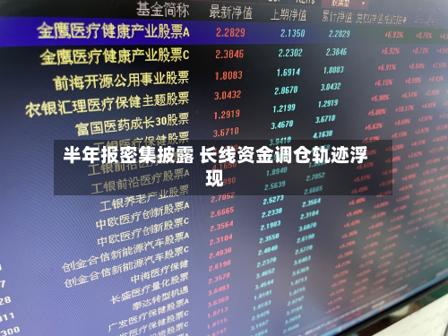 半年报密集披露 长线资金调仓轨迹浮现