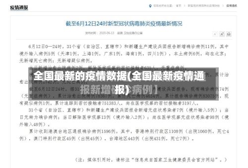 全国最新的疫情数据(全国最新疫情通报)-第2张图片