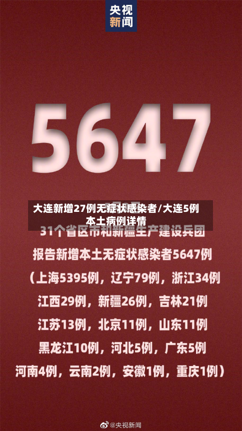 大连新增27例无症状感染者/大连5例本土病例详情-第2张图片