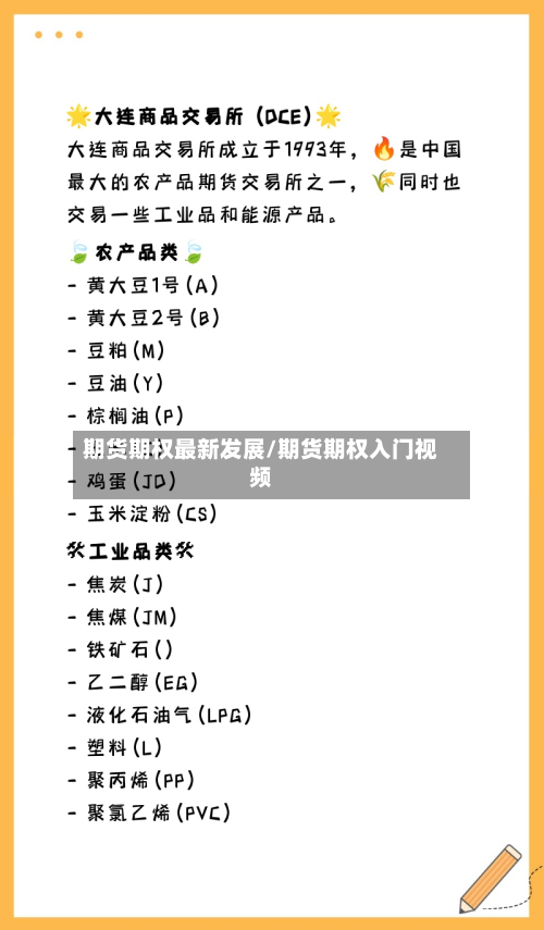 期货期权最新发展/期货期权入门视频-第2张图片
