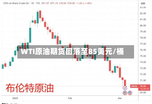 WTI原油期货回落至85美元/桶